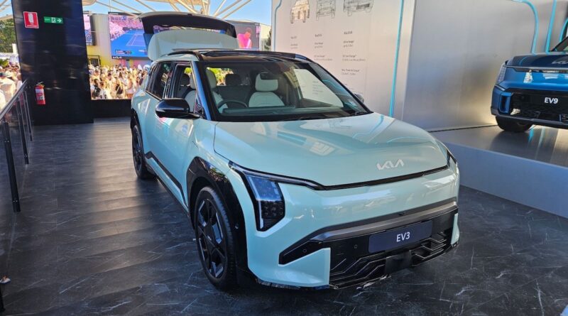 Kia EV3 Makes Australian Debut at Australian Open