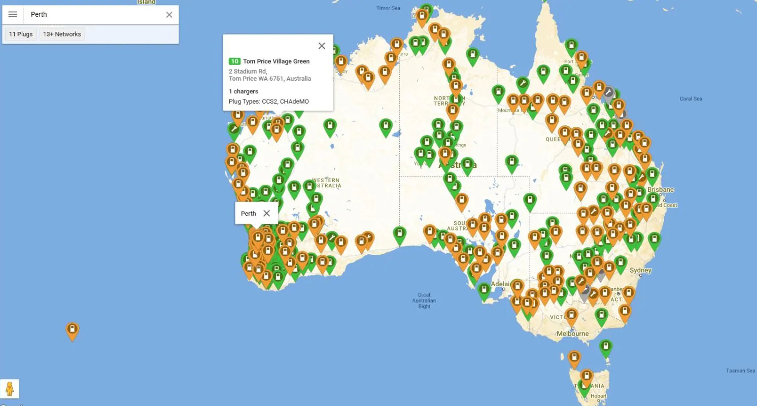 EV-charging-station-map-australia-EV evolution